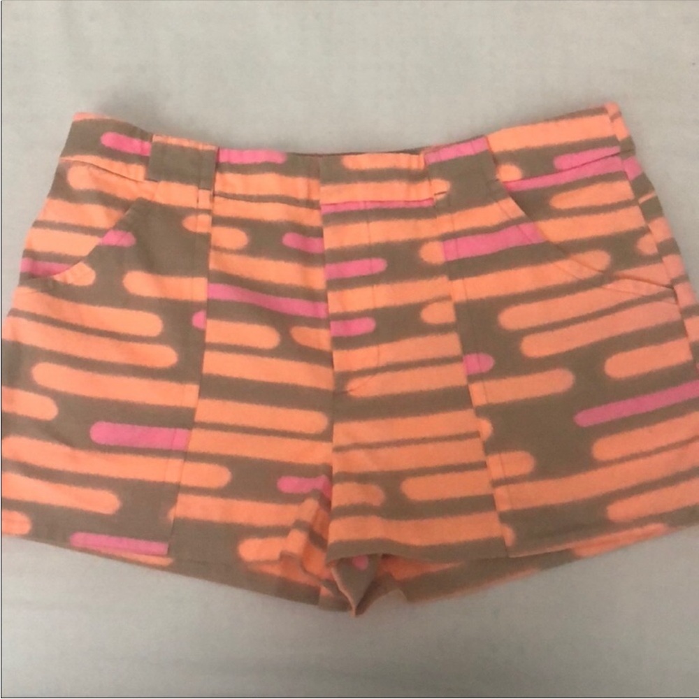 Kate Spade Saturday Pink and Orange Shorts